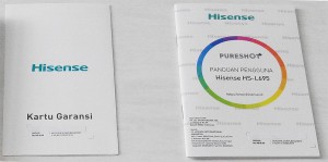 Kartu Garansi dan Buku Panduan Hisense PureShot+