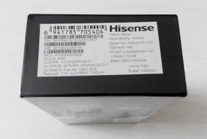 Kotak Hisense PureShot+ Tampak Atas